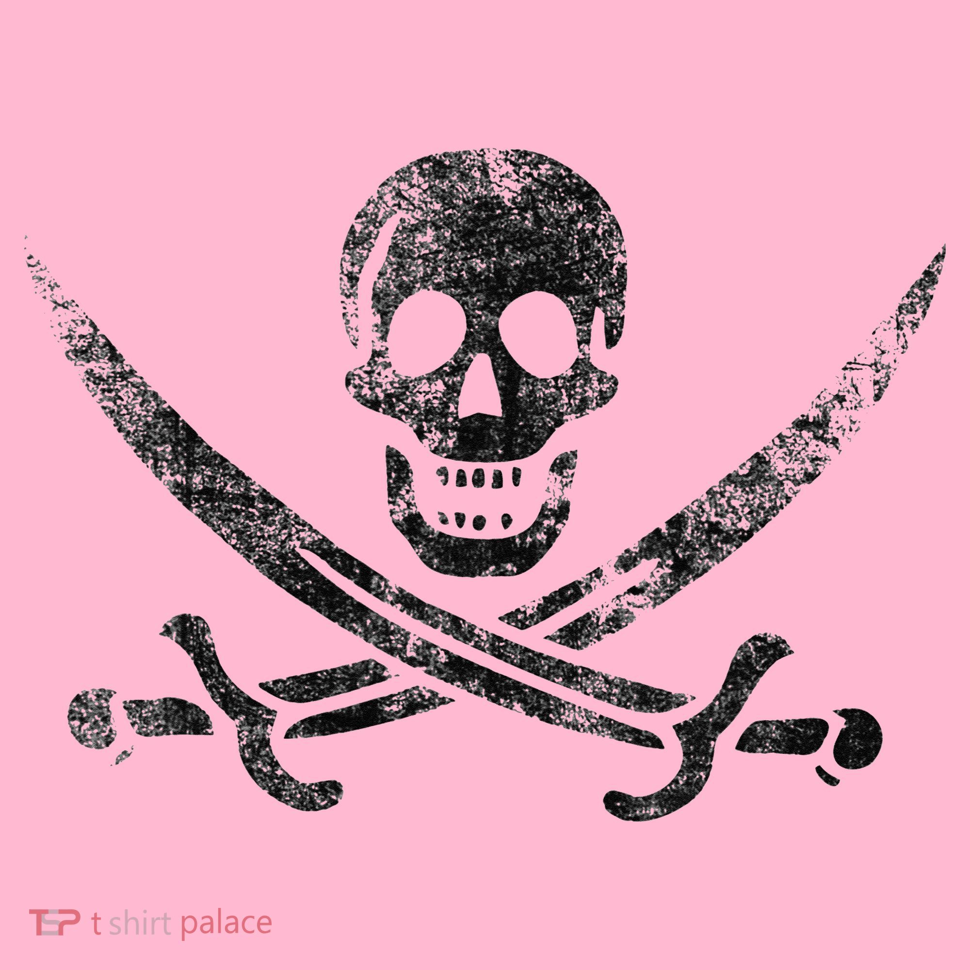 Calico Jack Pirate Flag Jolly Roger Distressed Graphic Coaster