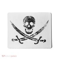Calico Jack Pirate Flag Jolly Roger Distressed Graphic Mousepad thumb 0