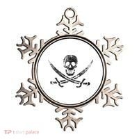 Calico Jack Pirate Flag Jolly Roger Distressed Graphic Ornament thumb 0