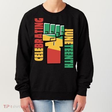 Celebrating Juneteenth Power Fist Women's Sweatshirt