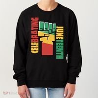 Celebrating Juneteenth Power Fist Women's Sweatshirt thumb 0
