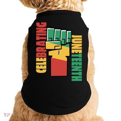 Celebrating Juneteenth Power Fist Doggie Tank