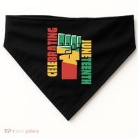 Celebrating Juneteenth Power Fist USA-Made Doggie Bandana thumb 0