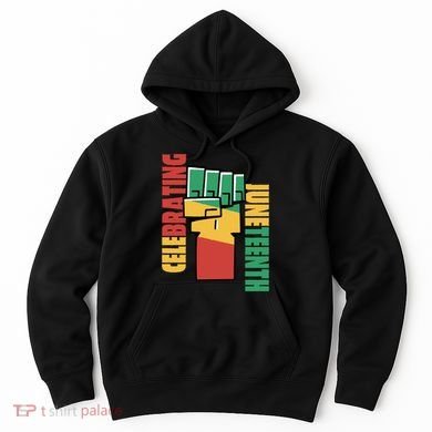 Celebrating Juneteenth Power Fist Hoodie
