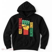Celebrating Juneteenth Power Fist Hoodie thumb 0