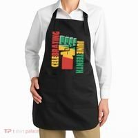 Celebrating Juneteenth Power Fist Apron thumb 2