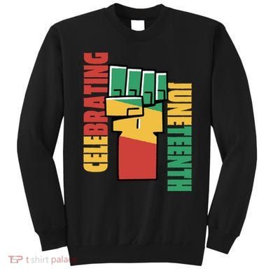 Celebrating Juneteenth Power Fist Sweatshirt