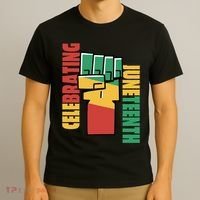 Celebrating Juneteenth Power Fist T-Shirt thumb 3