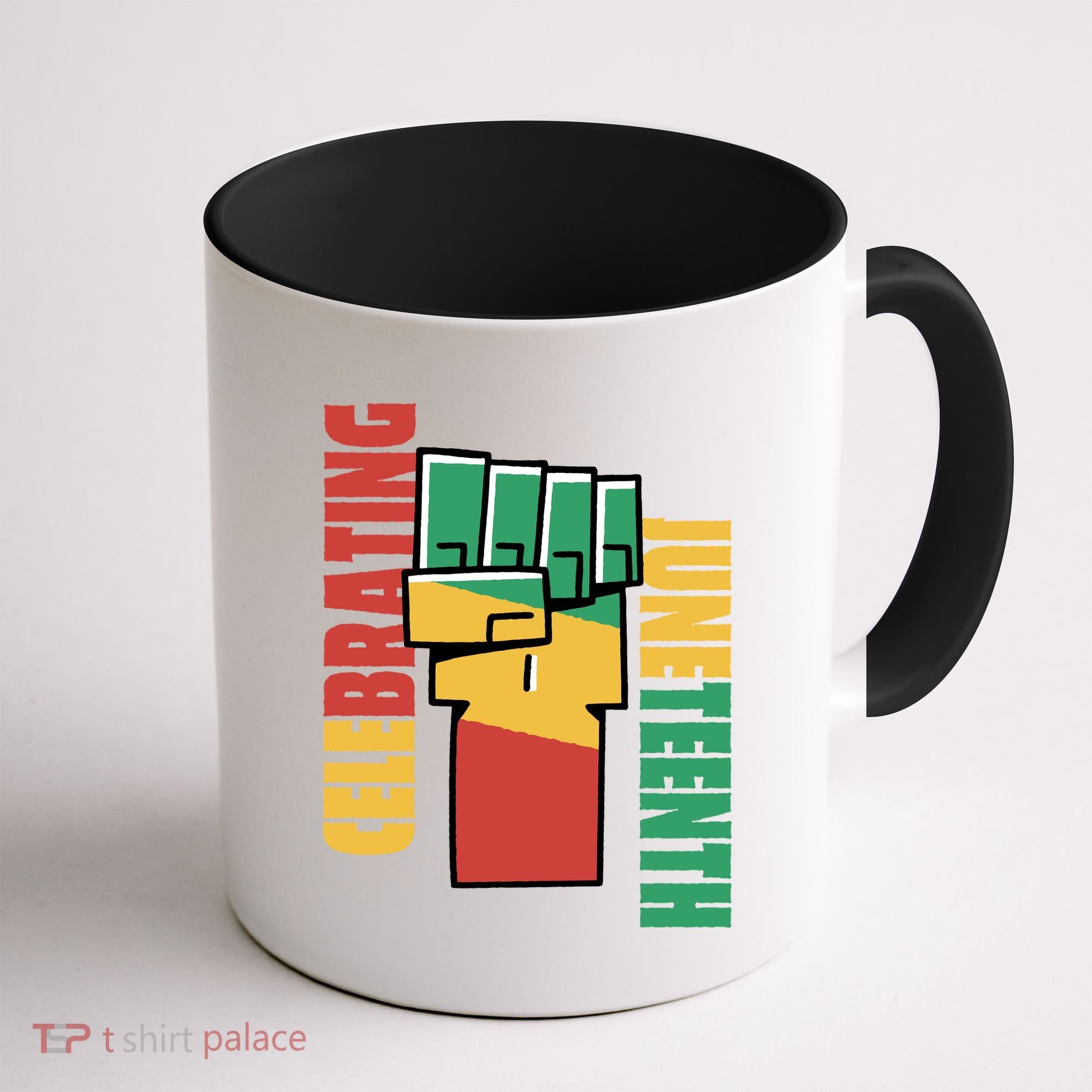 Celebrating Juneteenth Power Fist Coffee Mug