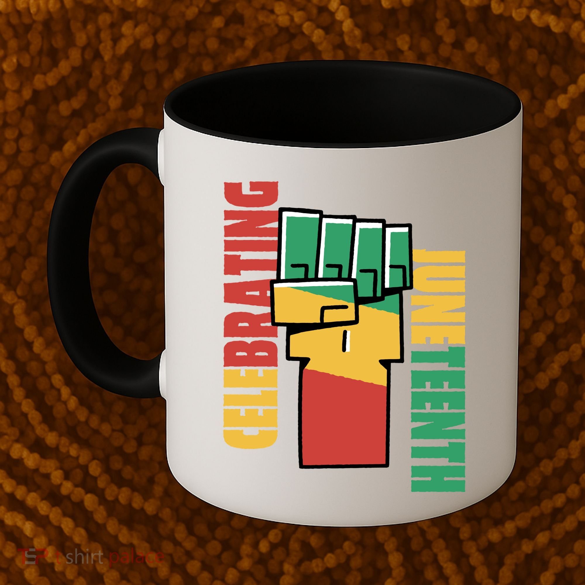 Celebrating Juneteenth Power Fist Coffee Mug