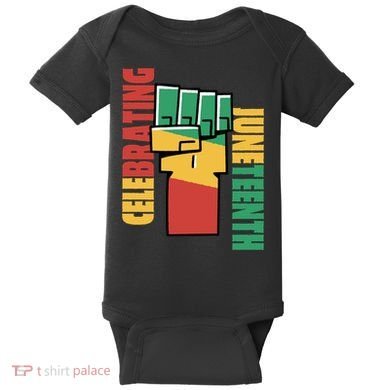 Celebrating Juneteenth Power Fist Baby Bodysuit