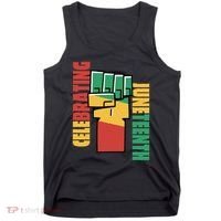 Celebrating Juneteenth Power Fist Tank Top thumb 0
