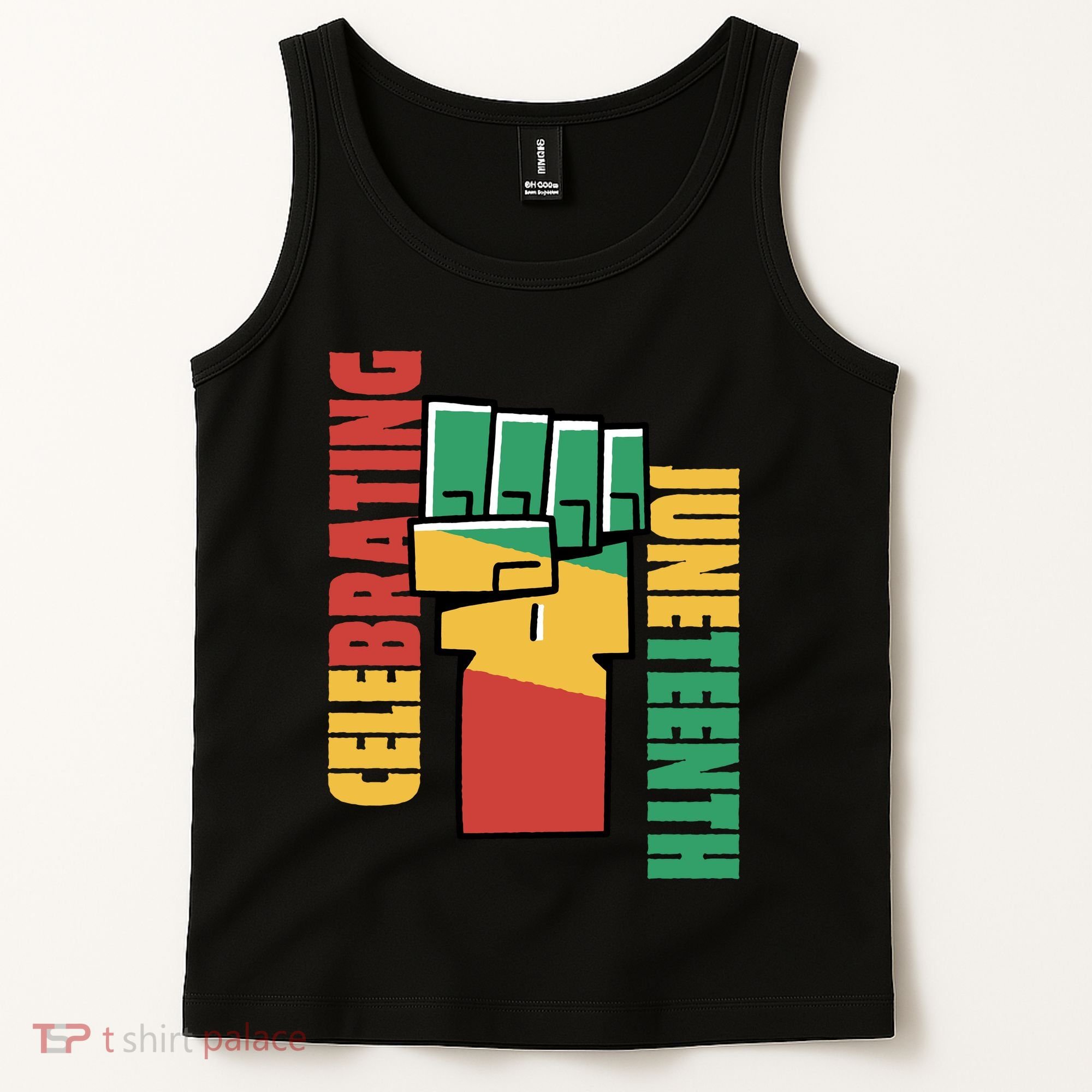 Celebrating Juneteenth Power Fist Tank Top