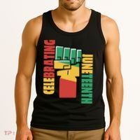 Celebrating Juneteenth Power Fist Tank Top thumb 3