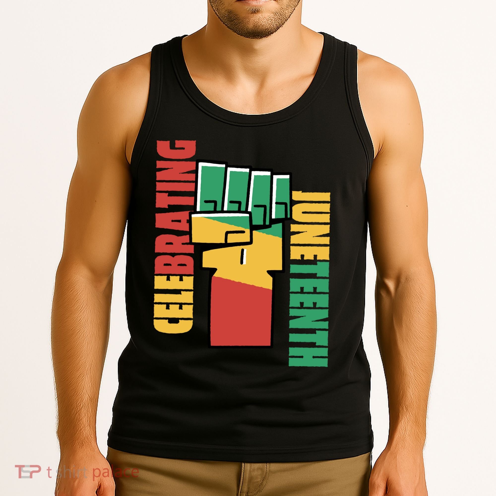 Celebrating Juneteenth Power Fist Tank Top
