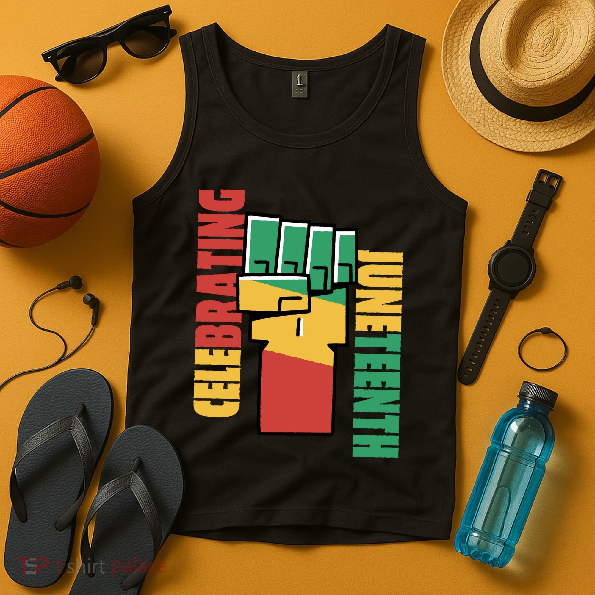 Celebrating Juneteenth Power Fist Tank Top