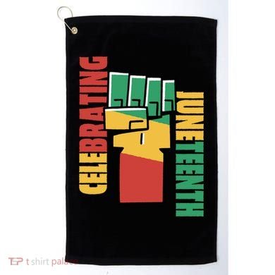 Celebrating Juneteenth Power Fist Golf Towel