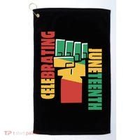 Celebrating Juneteenth Power Fist Golf Towel thumb 0