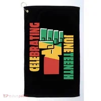 Celebrating Juneteenth Power Fist Golf Towel thumb 0