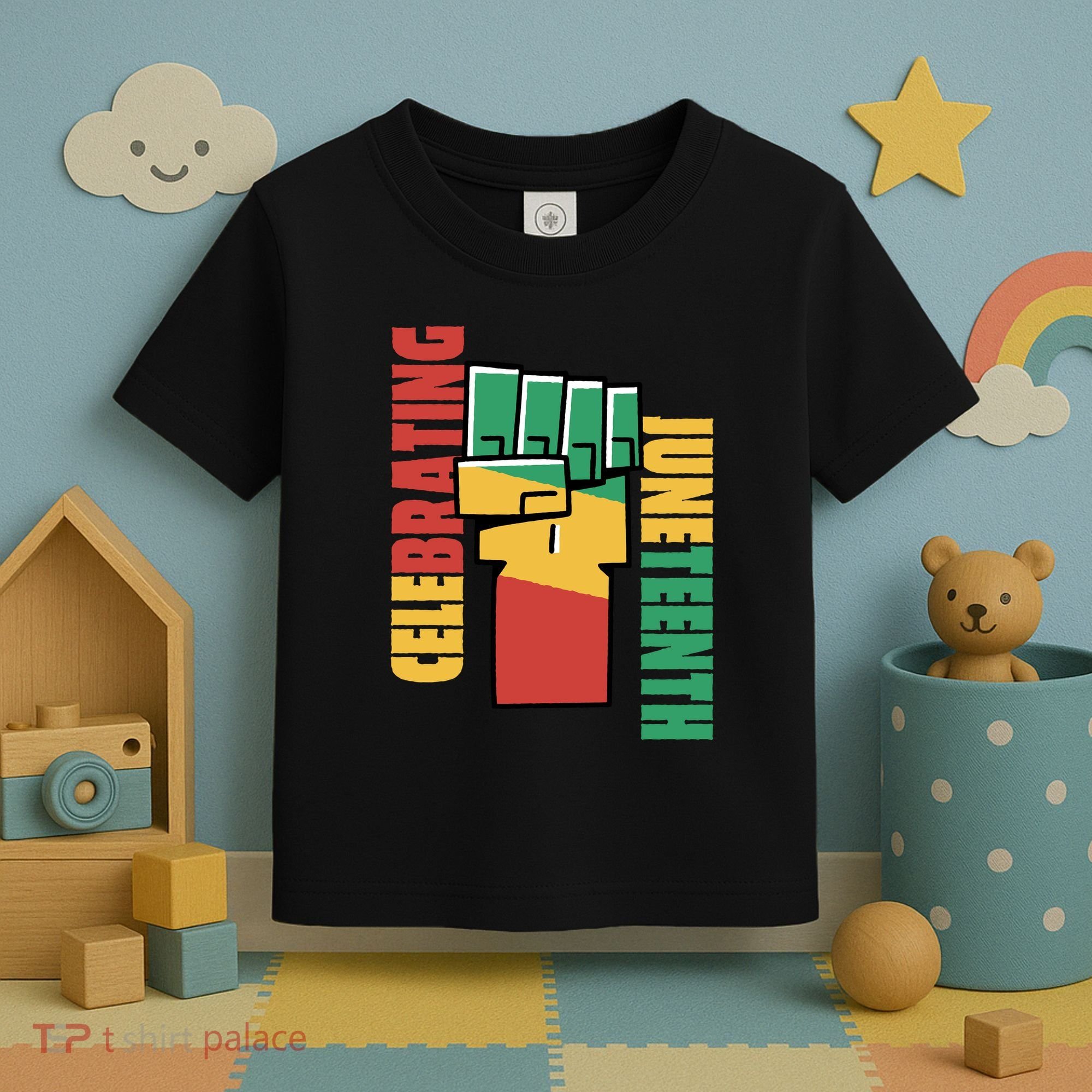 Celebrating Juneteenth Power Fist Toddler T-Shirt