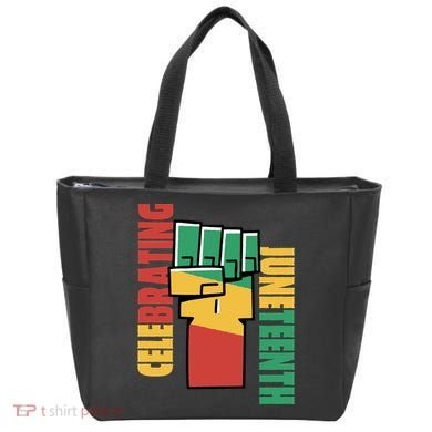 Celebrating Juneteenth Power Fist Tote Bag