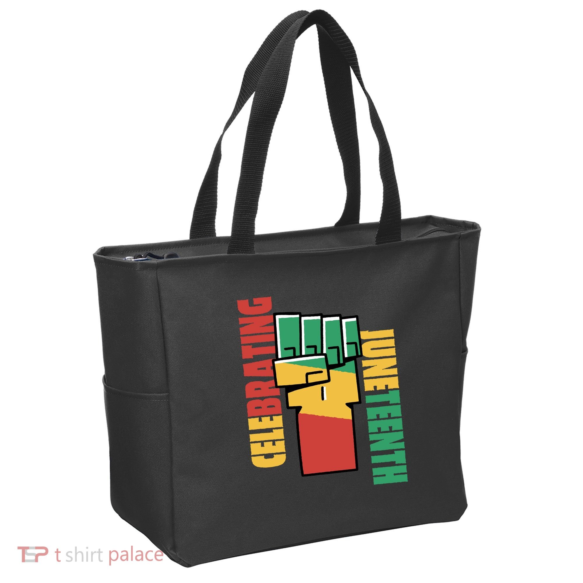 Celebrating Juneteenth Power Fist Tote Bag