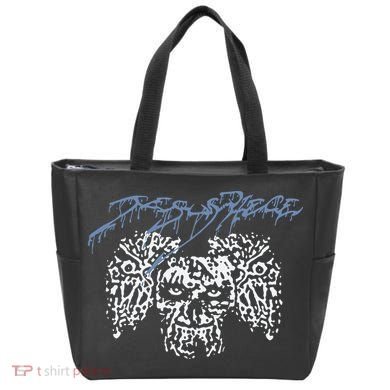 Coldcuts Jesus Piece Three Skulls Tote Bag