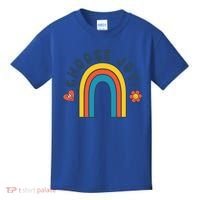 Choose Joy! Retro 70's Style Happy Rainbow Cool Gift Kids T-Shirt thumb 0