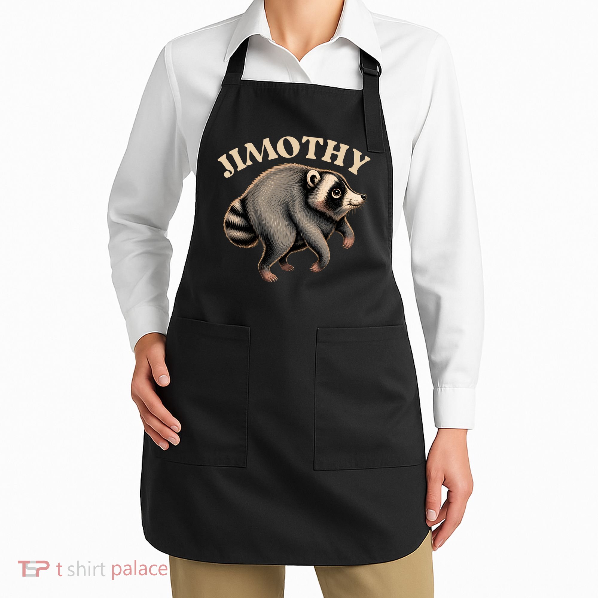 Charming Jimothy Raccoon Gift Apron