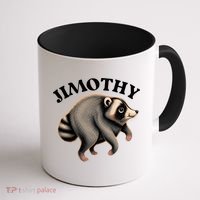 Charming Jimothy Raccoon Gift Coffee Mug thumb 1