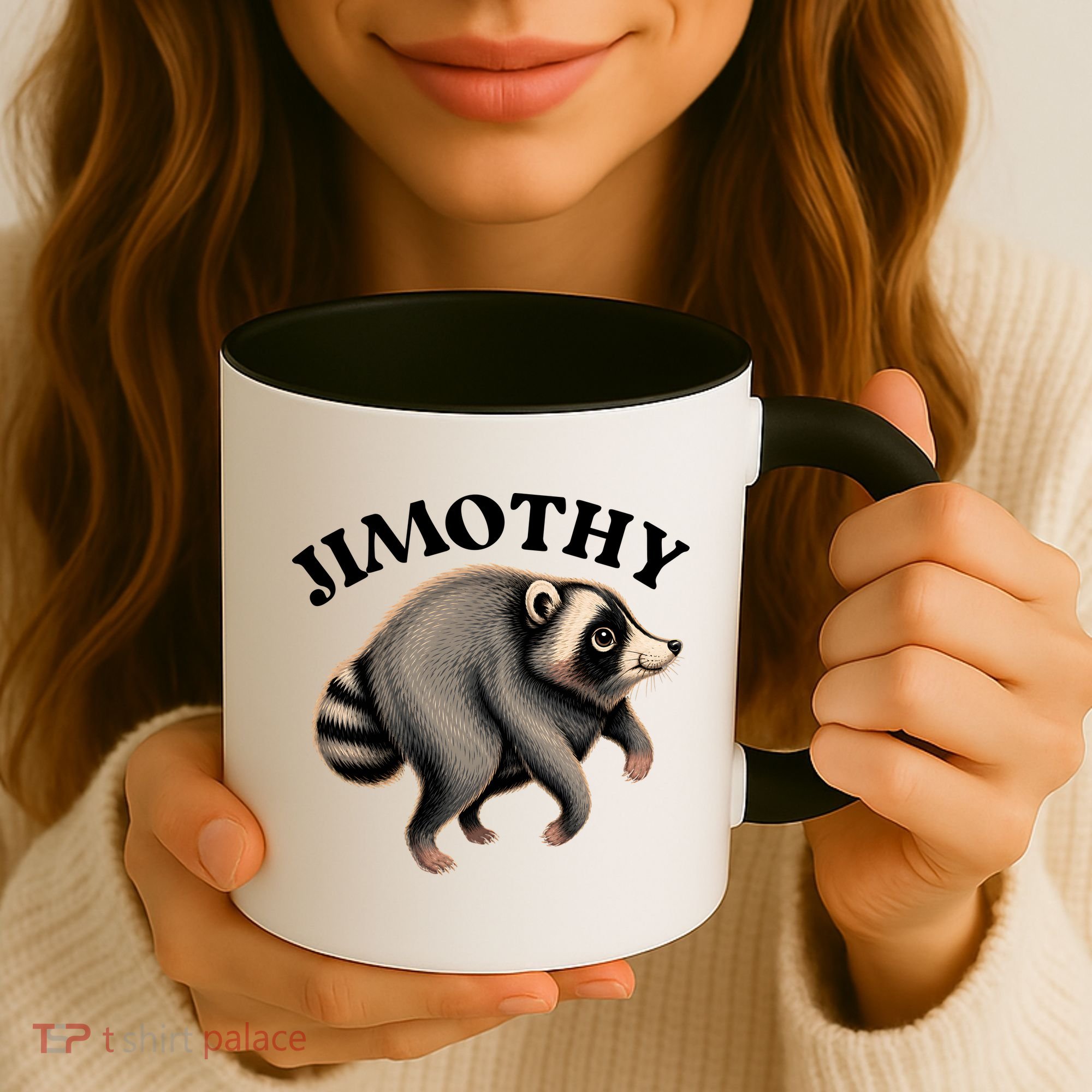 Charming Jimothy Raccoon Gift Coffee Mug