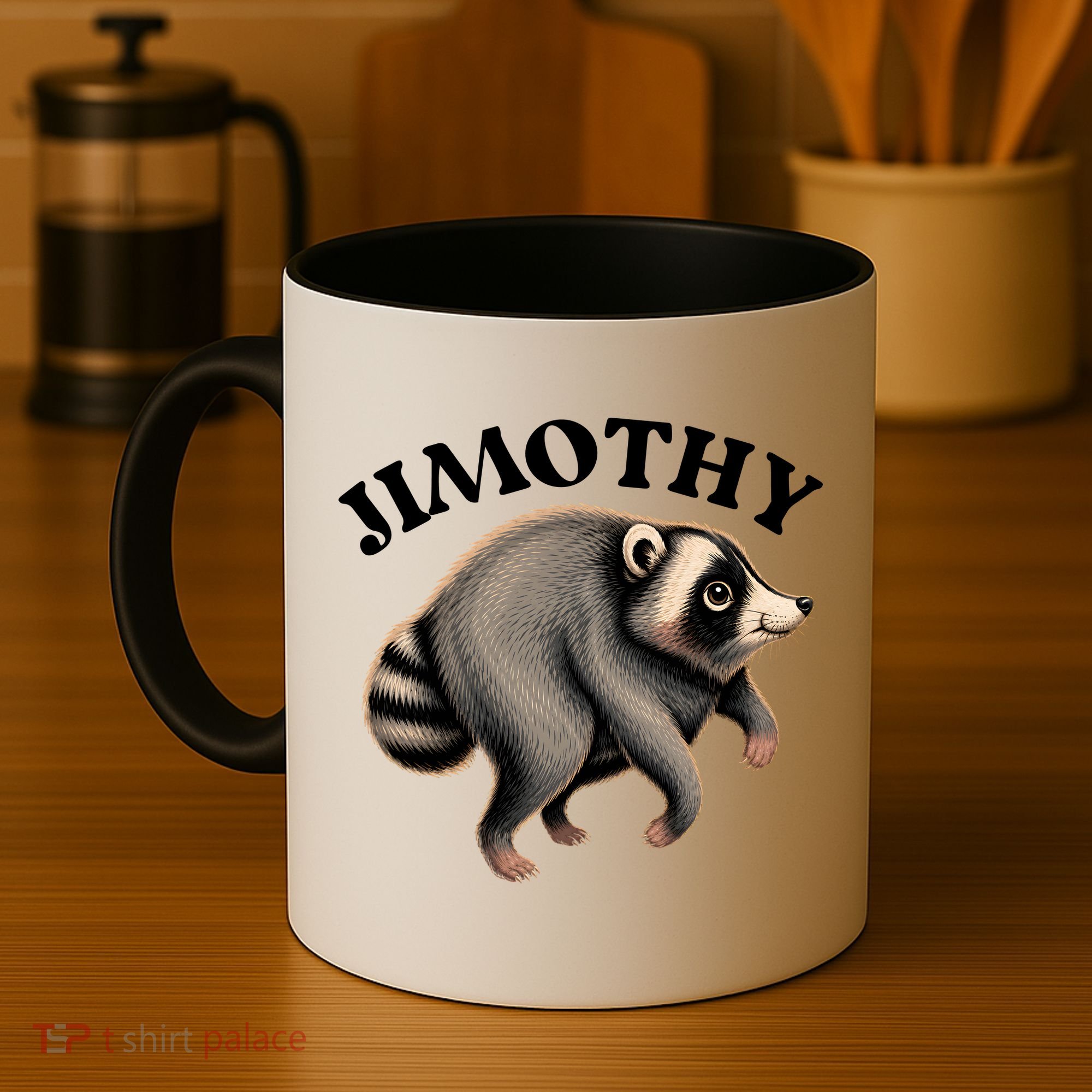 Charming Jimothy Raccoon Gift Coffee Mug