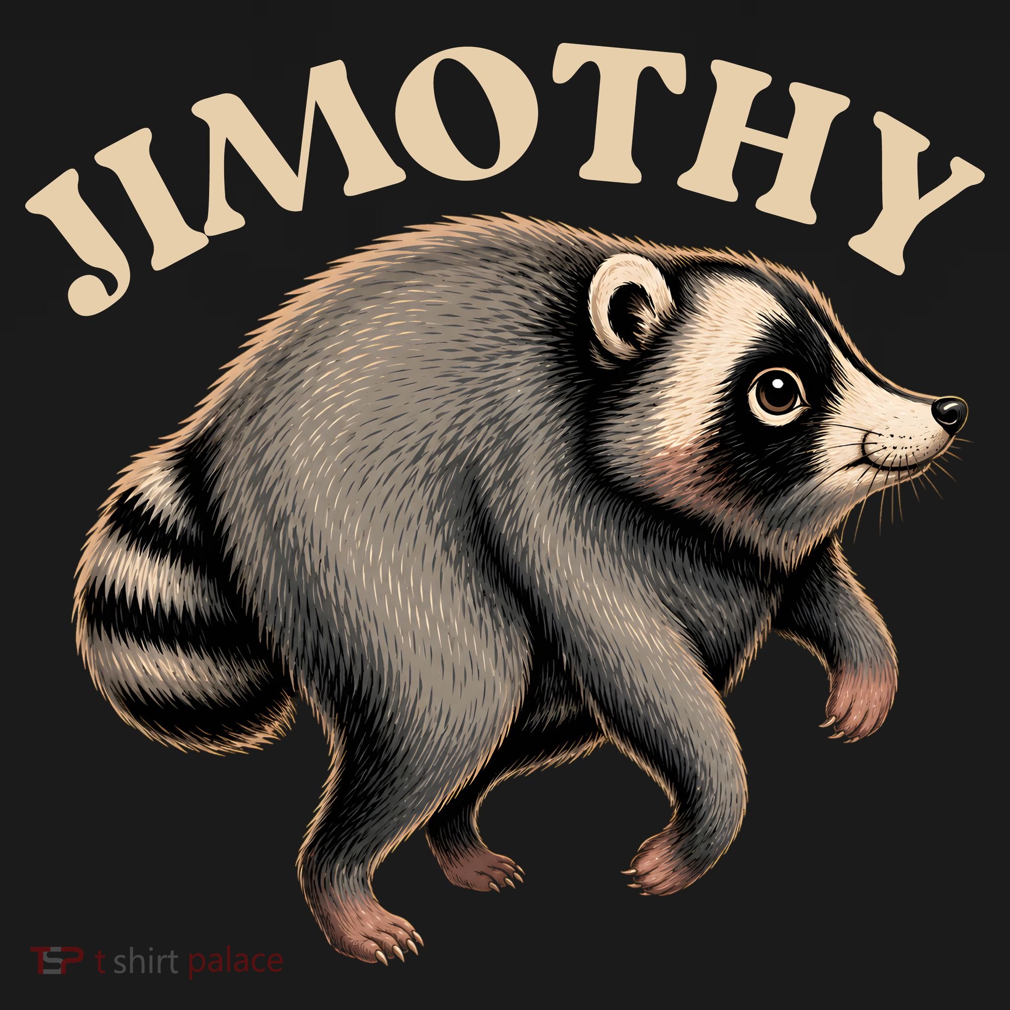 Charming Jimothy Raccoon Gift Coaster