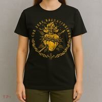 Cor Jesu Sacratissimum SacredHeart Of Jesus Catholic Faith T-Shirt thumb 4