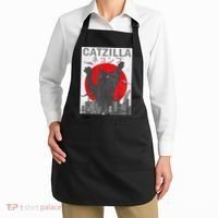 Catzilla Japanese Sunset Style Cat Apron thumb 2