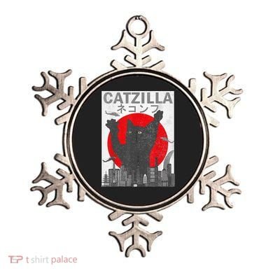 Catzilla Japanese Sunset Style Cat Ornament