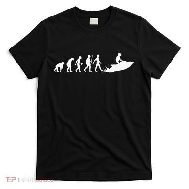 Cool Jet Ski For Men Women Evolution Sea Water Skiing Racing T-Shirt