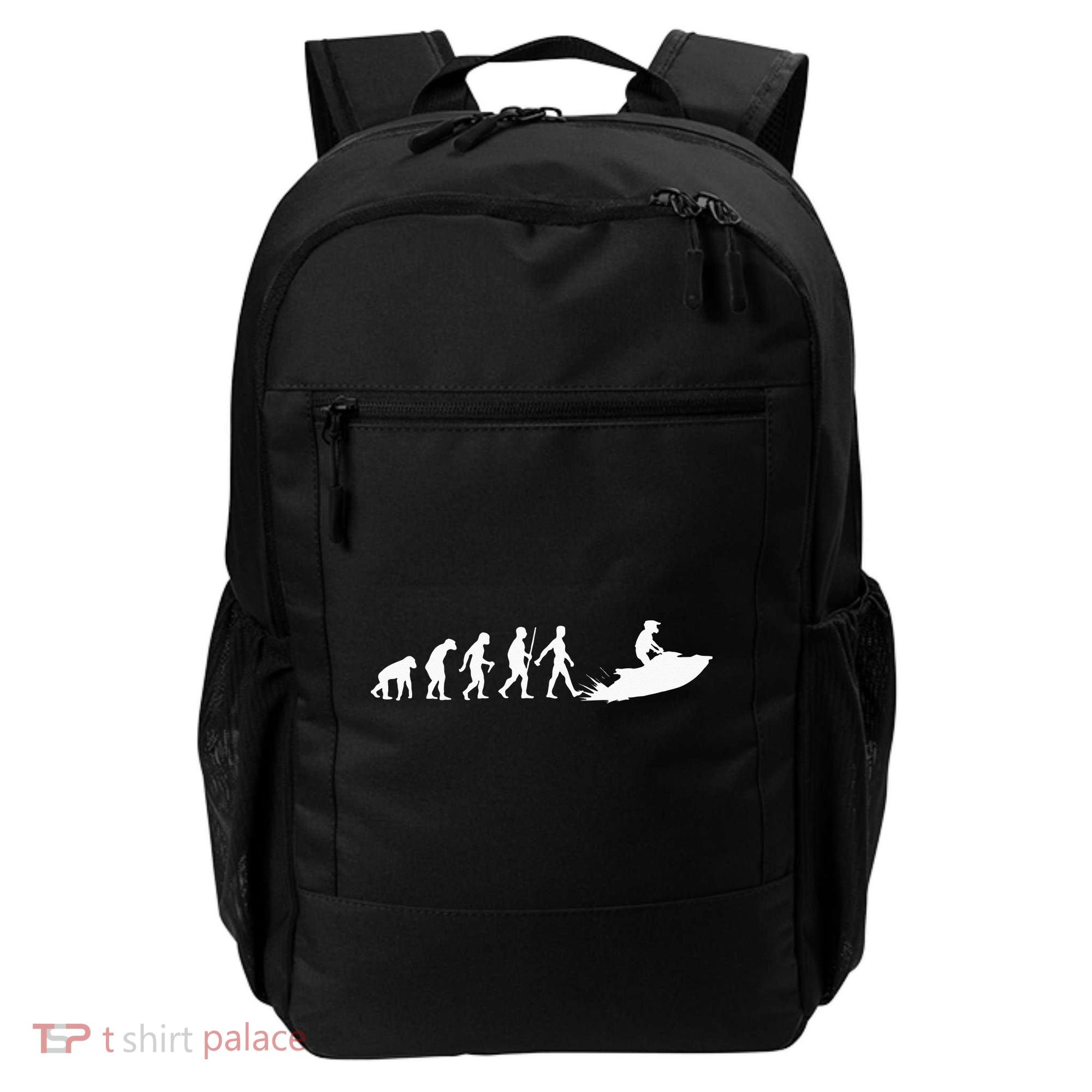 Cool Jet Ski For Men Women Evolution Sea Water Skiing Racing Backpack