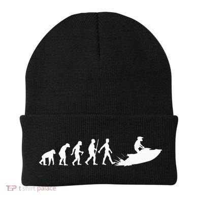 Cool Jet Ski For Men Women Evolution Sea Water Skiing Racing Beanie