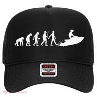 Cool Jet Ski For Men Women Evolution Sea Water Skiing Racing Hat thumb 0