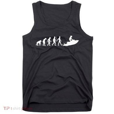 Cool Jet Ski For Men Women Evolution Sea Water Skiing Racing Tank Top