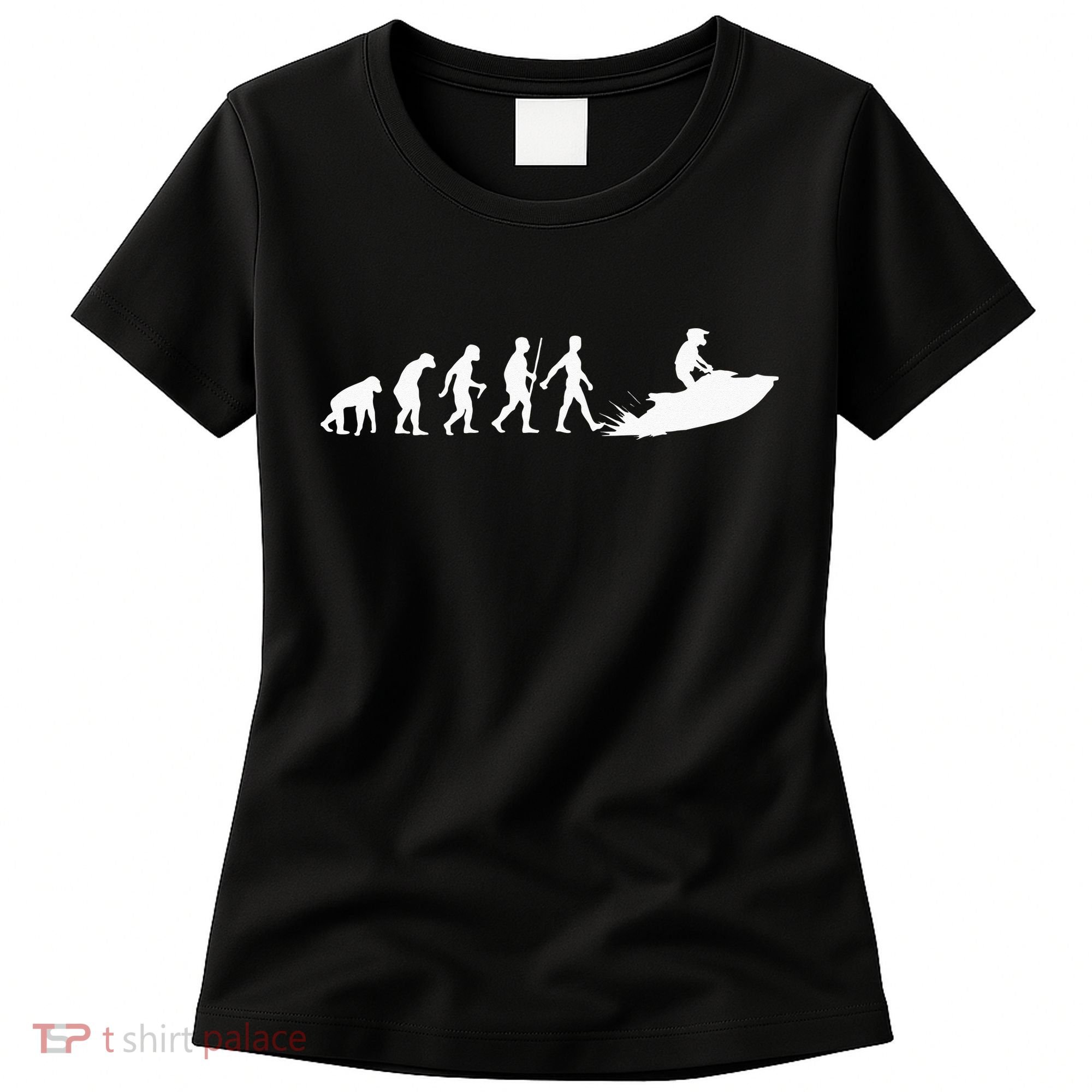 Cool Jet Ski For Men Women Evolution Sea Water Skiing Racing Women's T-Shirt