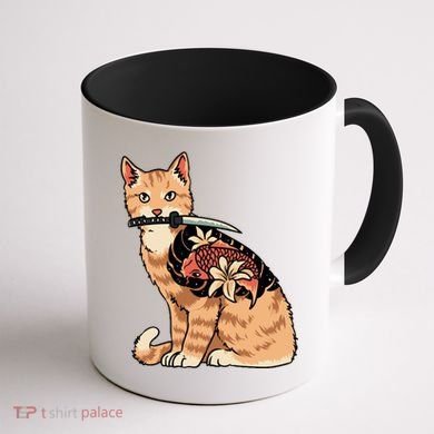 Catana Japanese Samurai Coffee Mug back