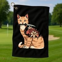 Catana Japanese Samurai Golf Towel thumb 1