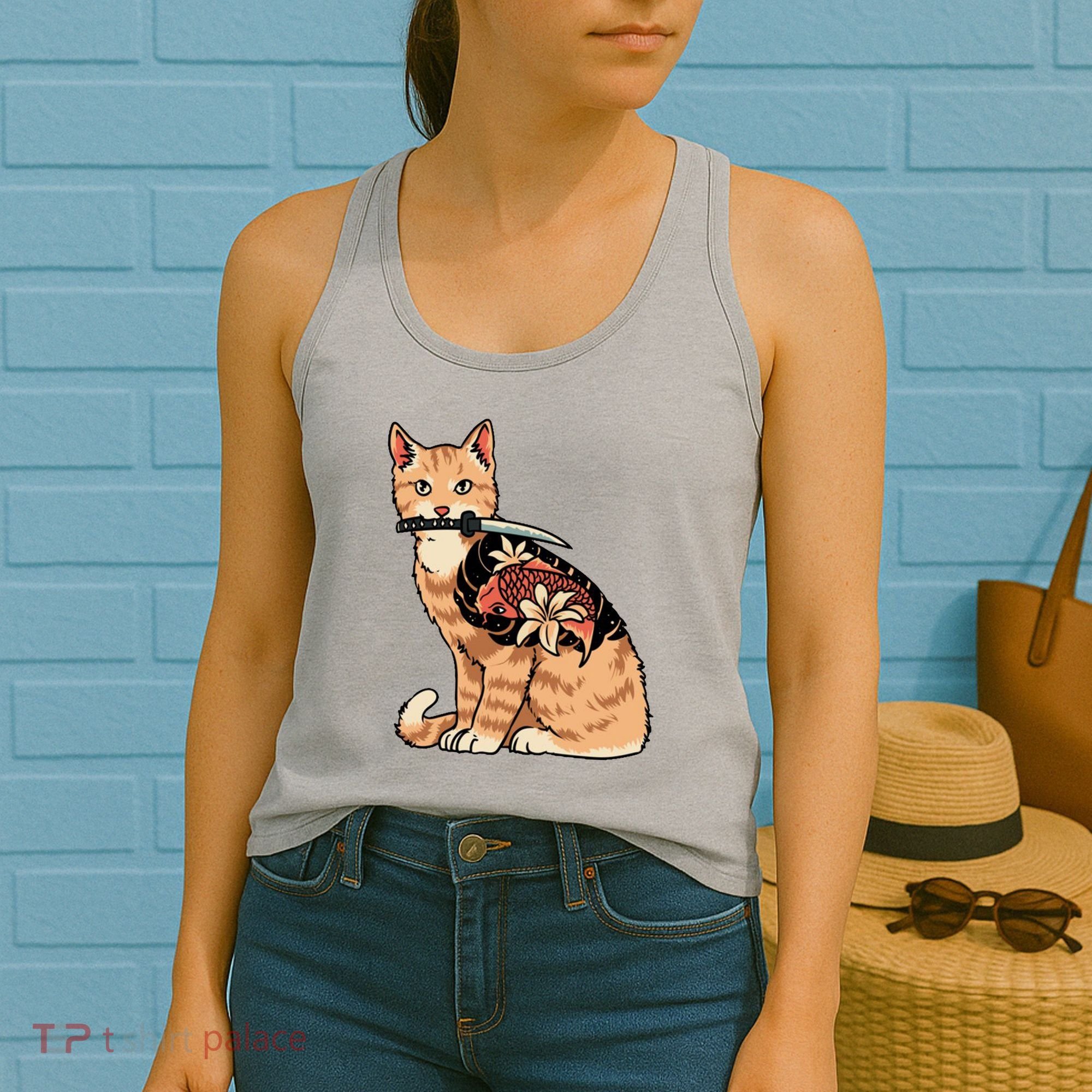 Catana Japanese Samurai Women's Tank Top