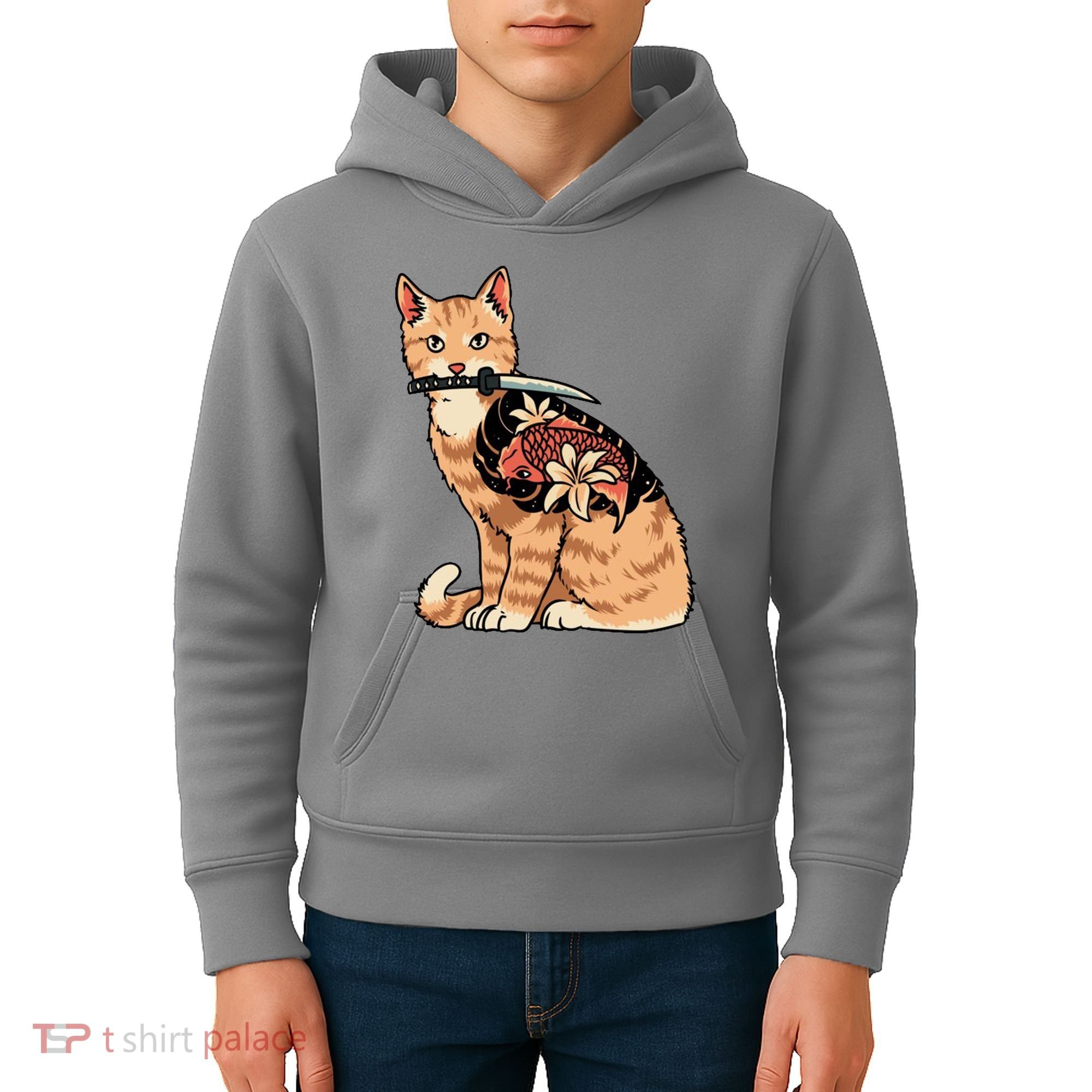 Catana Japanese Samurai Kids Hoodie