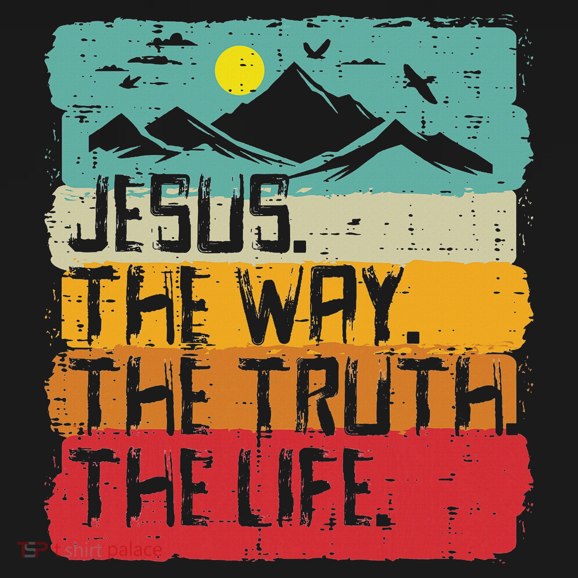 Christian Jesus The Way Truth Life Retro Bible Women Women's Tank Top
