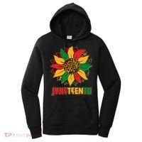 Celebrate Juneteenth Traditional African Pattern Sunflower Women's Hoodie thumb 0