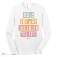 Christian Jesus The Way Truth Life Long Sleeve Shirt thumb 0