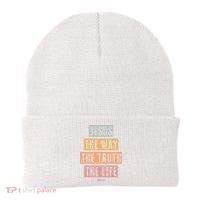 Christian Jesus The Way Truth Life Beanie thumb 0